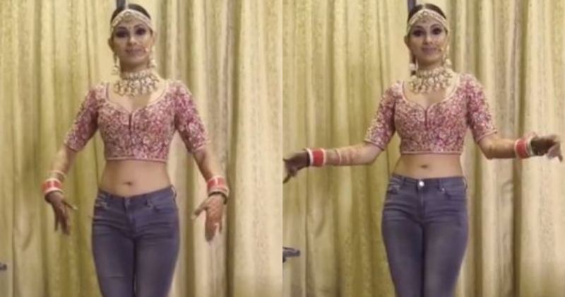 No Shy Indian Bride Belly Dancing On Her Wedding Day Is Winning A Lot