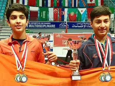 Golden Double As Young Indian Paddlers Shine In Tunisia