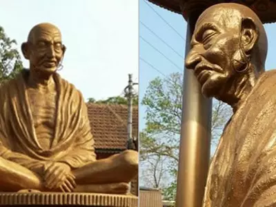 Mahatma Gandhi Statue Vandalised