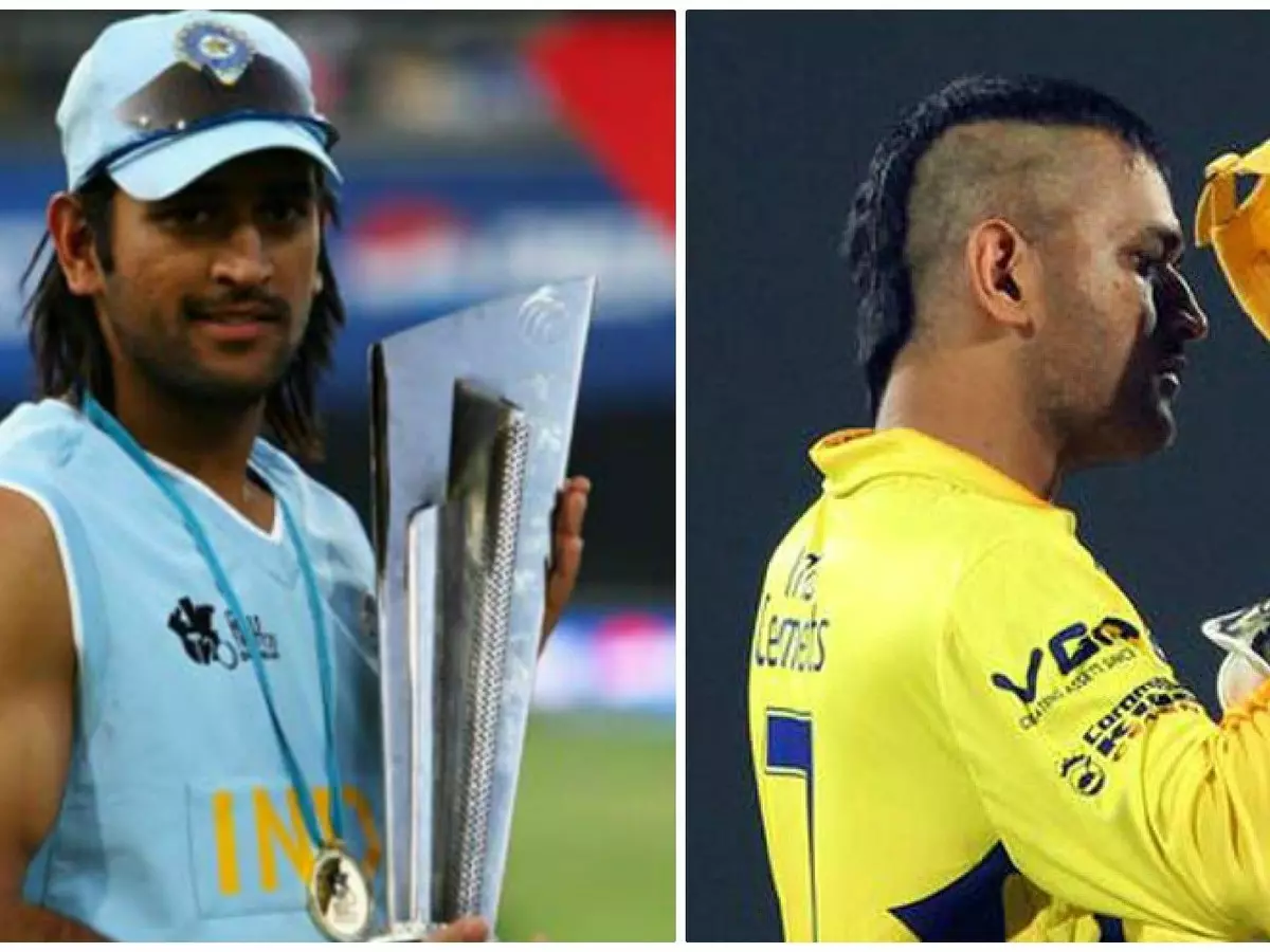 A Look At How MS Dhoni's Fortunes And Hairstyles Changed During