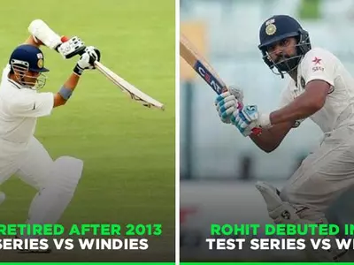 Rohit Sharma made his Test debut vs West Indies in 2013