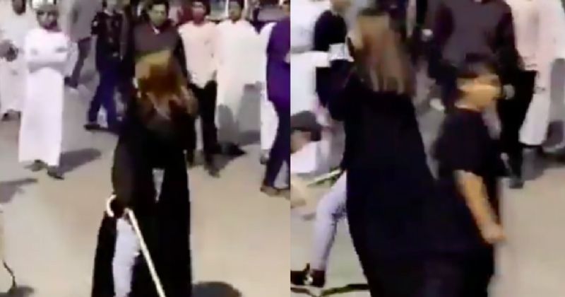 This Saudi Woman Redefines Badassery Beats Up Men Who Harassed Her In Public 9525