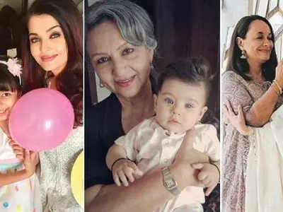 A picture of Inaya posted by Soha Ali Khan on mother's day.