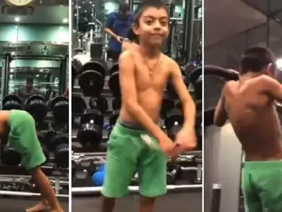Ajay Devgn's 7-Year-Old Son Has Clearly Beaten Deepika & Varun With His Incredible #FitnessChallenge