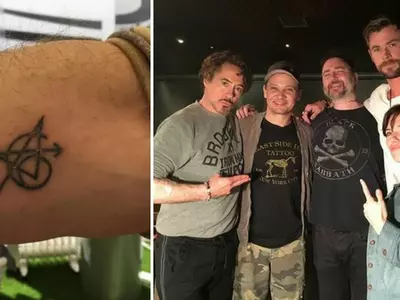 Five ‘Avengers: Infinity War’ Stars Get Matching Tattoos To Celebrate The Success Of The Film