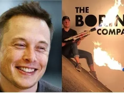 flamethrower Elon Musk