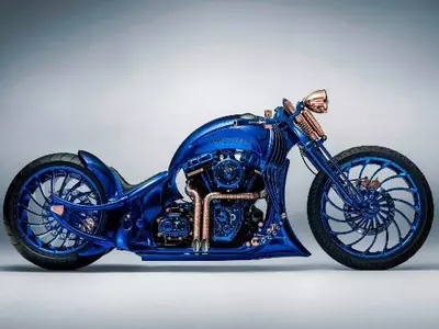Harley Davidson Blue Edition