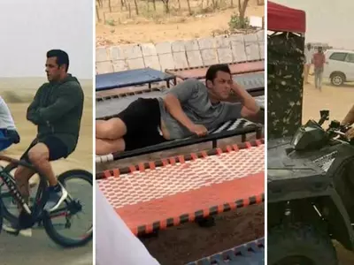 If Race 3 Trailer Wasn’t Enough, Here Are Salman Khan's Candid Pics From The Sets