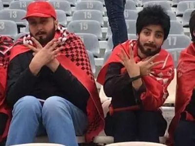 Iranian Women Who Wear Wigs And Fake Beards To Enter Football