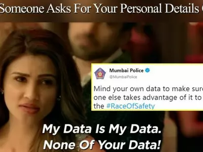 Mumbai Police takes a hilarious dig at Daisy Shah's our business dialogue from Race 3.