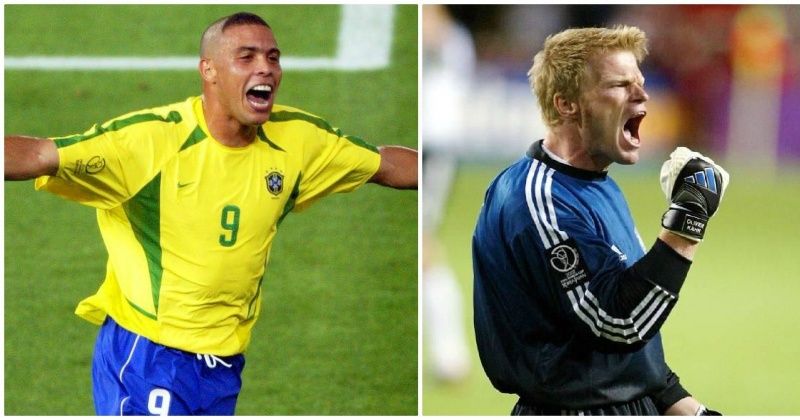 Legend Vs Legend On This Day In 02 Ronaldo Pierced The Wall Named Oliver Kahn To Give Brazil Their 5th Fifa World Cup