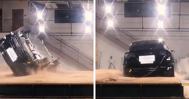 Tesla Model X Is Apparently So Safe That It Refused To Roll Over During