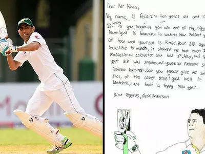 Younis Khan Responds To A Young Fan Letter
