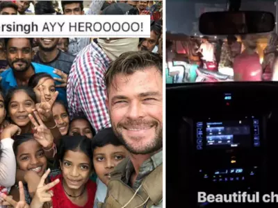 Chris Hemsworth Calls Traffic In India A 'Beautiful Chaos' As He Shoots For A Film In Ahmedabad