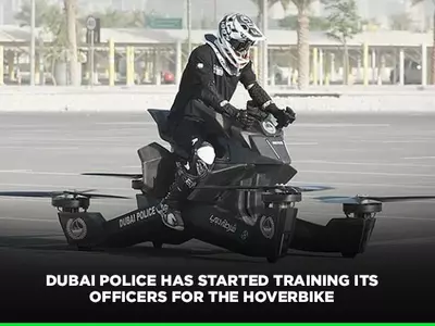 Hoverbike, Hoversurf, Dubai Police Force, electric vertical take off and landing vehicle, eVTOL, Fly