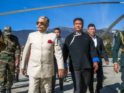 In A Humanitarian Gesture, Arunachal Governor Takes Pregnant Woman To Hospital In Own Chopper