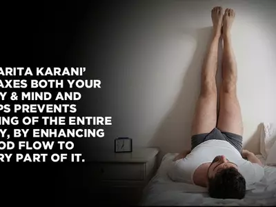 Lying Down With Your Legs Up Against The Wall Is The Most Beneficially Relaxing Yoga Posture