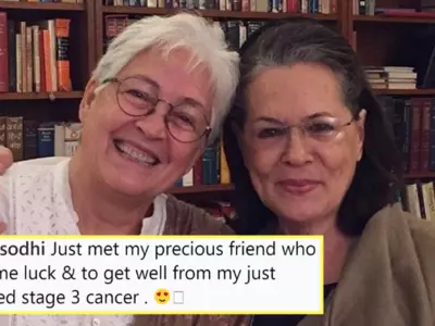 Nafisa Ali posts a picture with Sonia Gandhi as she reveals she has cancer.