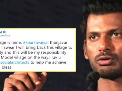 Vishal has adopted a village in Tamil Nadu and has promised to restore it after Cyclone Gaja.