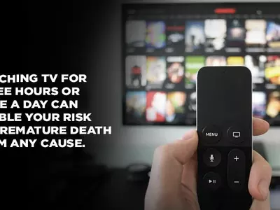 Watching More Than Two Hours & 12 Minutes Of TV Everyday Can Lead To An Early Death