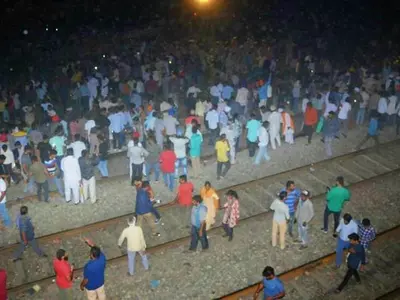 Before Train Rammed Into Crowd In Amritsar, People Stood On Elevated Tracks For Better View