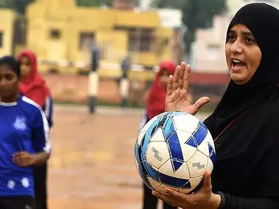 Burqa Clad Football Coach Helps Chennai Girls Shoot For National Goals