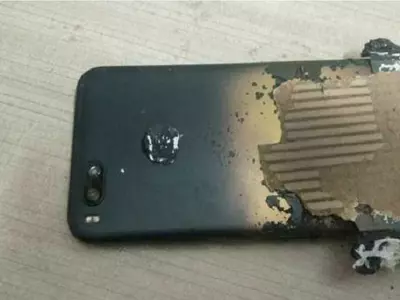 exploding Xiaomi Mi A1