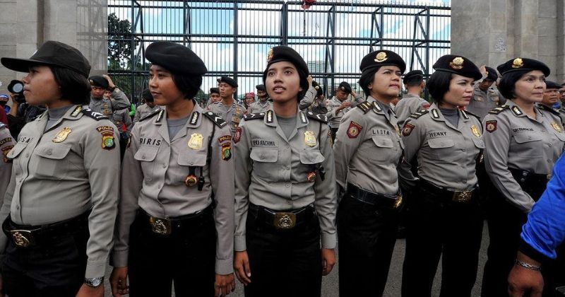 Virgin And Pretty Girls Only Indonesian Policewomen Subjected To