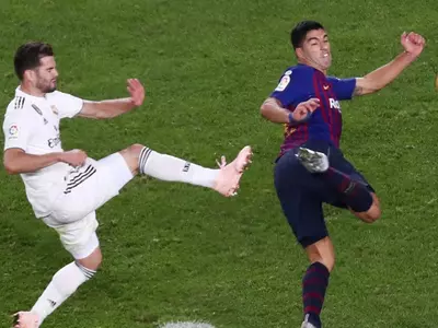 Luis Suarez Is Really Pumped At Beating Real Madrid Without Lionel Messi