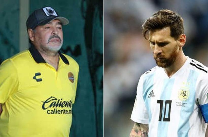 Diego Maradona Tells Pele That Lionel Messi Has No Personality