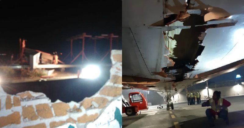 Dubai-Bound Air India Flight With 130 Passengers Hits Boundary Wall At ...