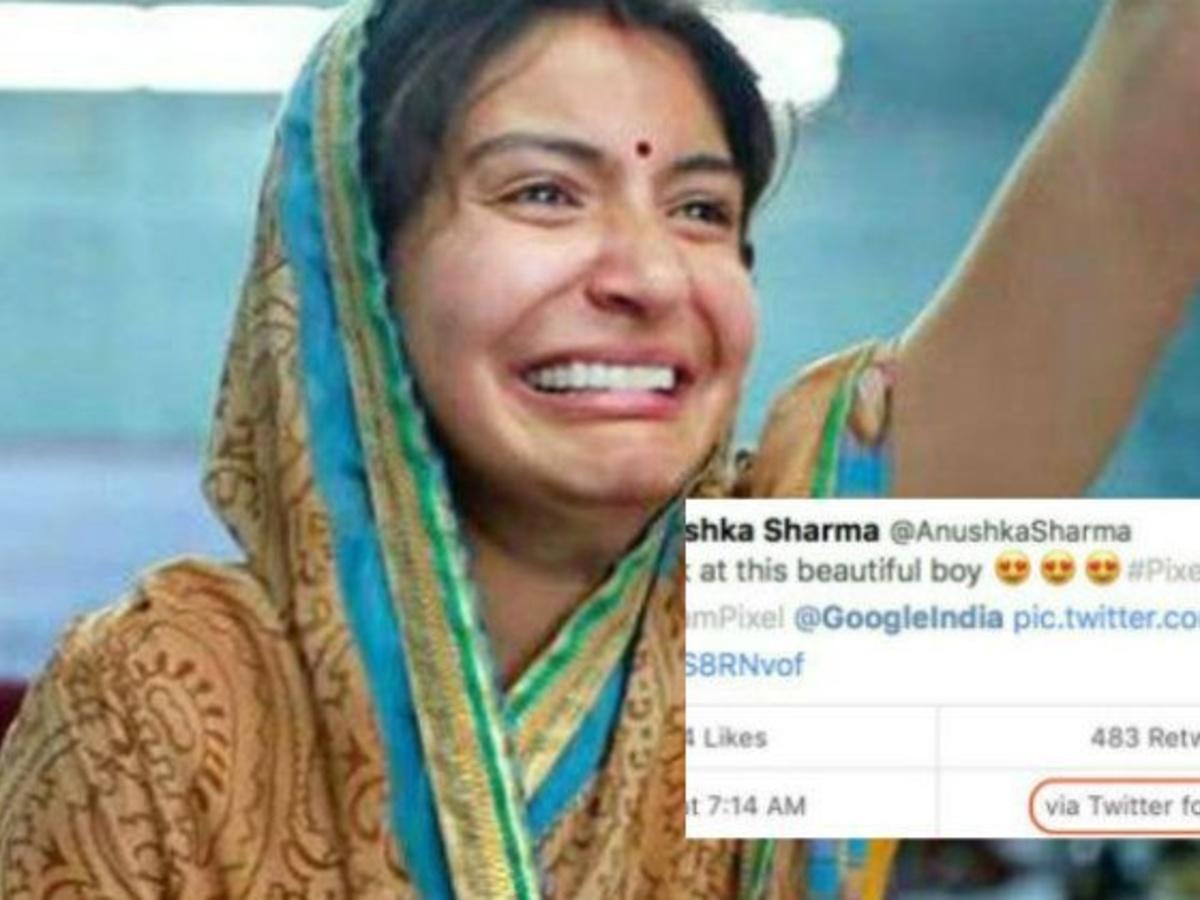 Anushka Sharma Posted From Her iPhone Thinking It's A Google Pixel, And We  Can't Stop Laughing