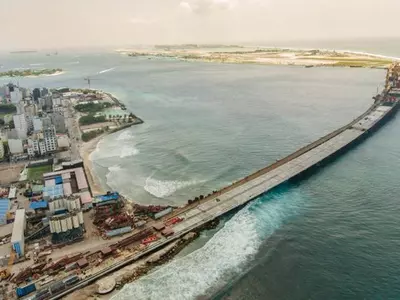 China-Funded Bridge In Maldives
