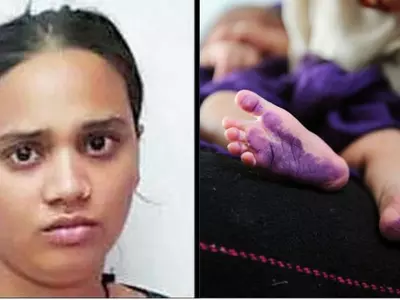 Delhi mom kills daughter, 7 month old daughter killed