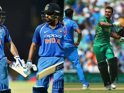 India lost to Pakistan by 180 runs