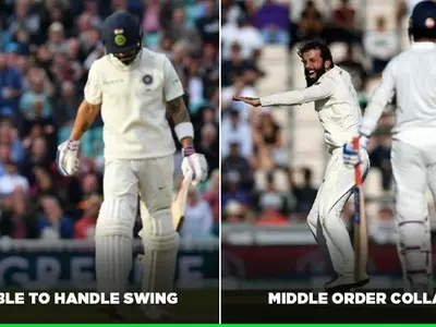 Indian batsmen have struggled in England