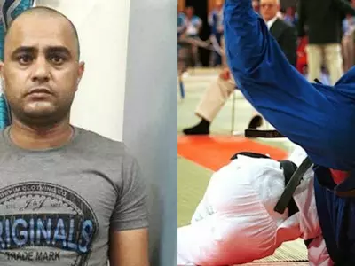 Judo gold medallist arrested for stalking
