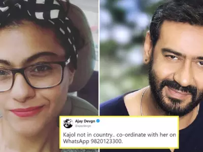 Kajol Has An Epic Response To Ajay Devgn’s Prank On Her, Says ‘No Entry’ For Them At Home