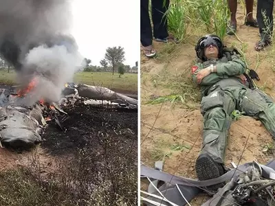 Mig 27 Aircraft Crashes In Jodhpur