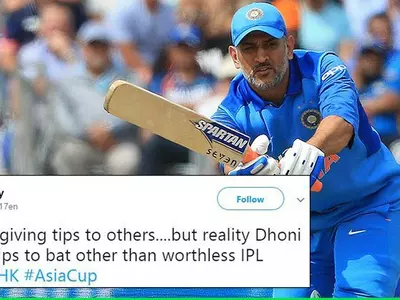 MS Dhoni May Have Angered Fans After His Duck Vs Hong Kong
