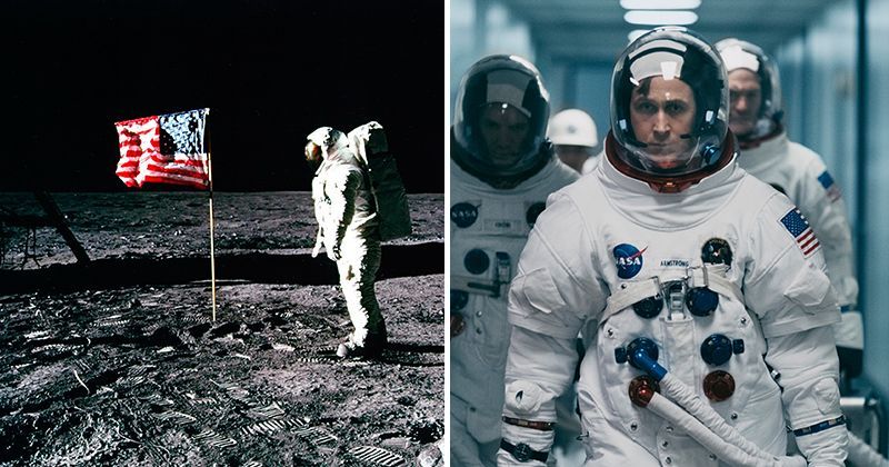 Neil Armstrong’s Sons Defend Omission Of Iconic Flag Planting Scene In ...