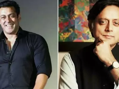 Salman Khan and Shashi Tharoor