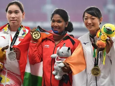 Swapna Barman, heptathlon champion India