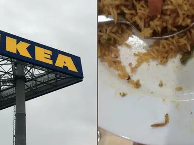 Vegetarian Biryani, IKEA, Hyderabad, caterpillar, Haldirams, Nagpur, penalty