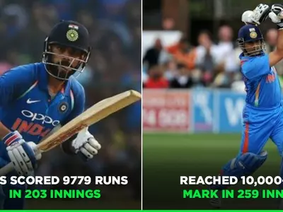 Virat Kohli has scored 9779 ODI runs