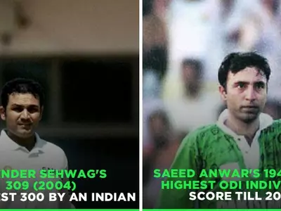 Virender Sehwag made 309 vs Pakistan