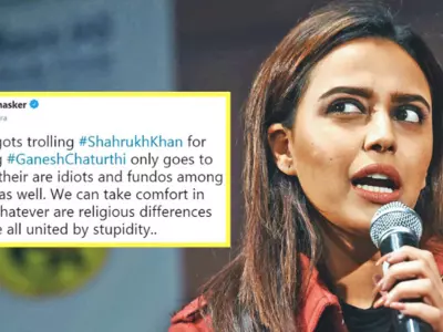 We’re United By Stupidity, Says Swara Bhasker Slamming Haters Who Trolled Shah Rukh Khan For Worship