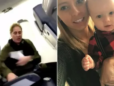 Woman Refuse To Sit With Crying Baby,