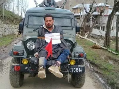 Farooq Ahmed Dar, Jammu and Kashmir, human shield, elections, Budgam