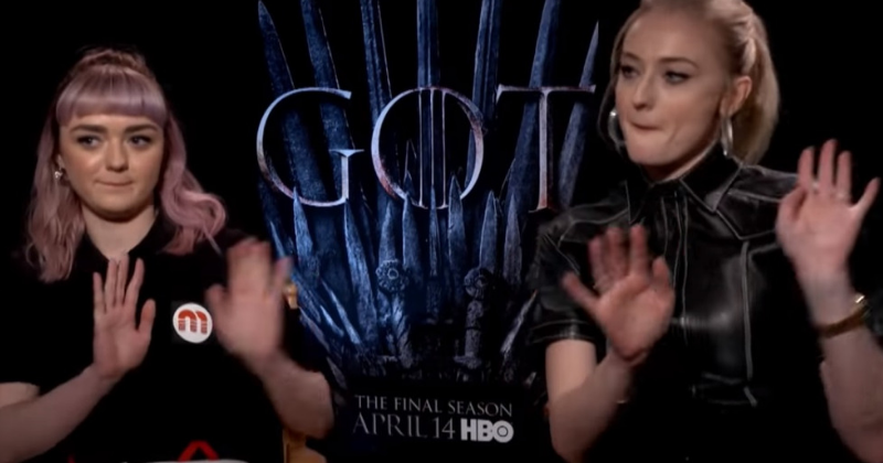Game Of Thrones Stars Sophie Turner & Maisie Williams Imitate Priyanka